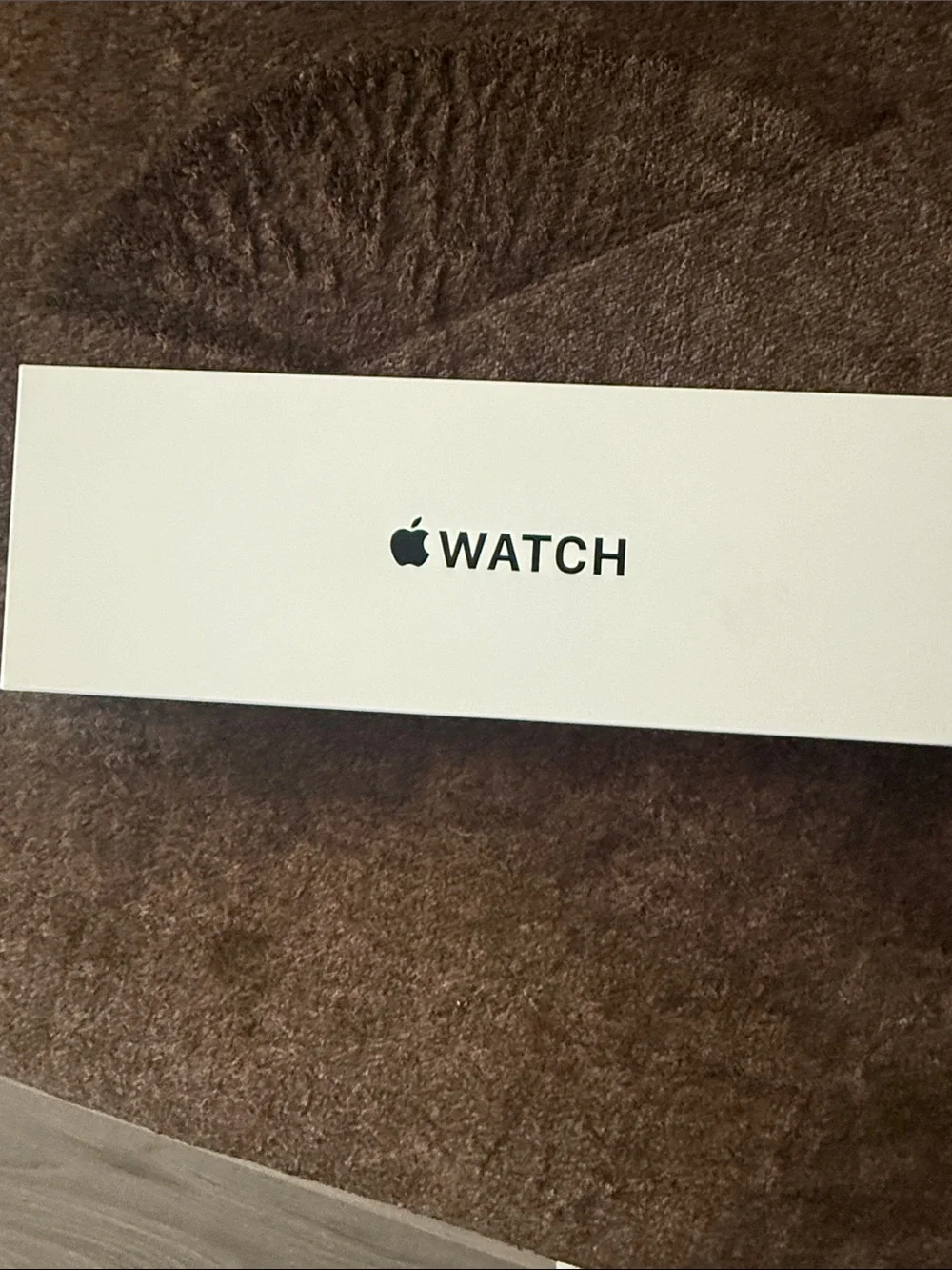 Apple White Watch Box with Black Logo se 3 44mm